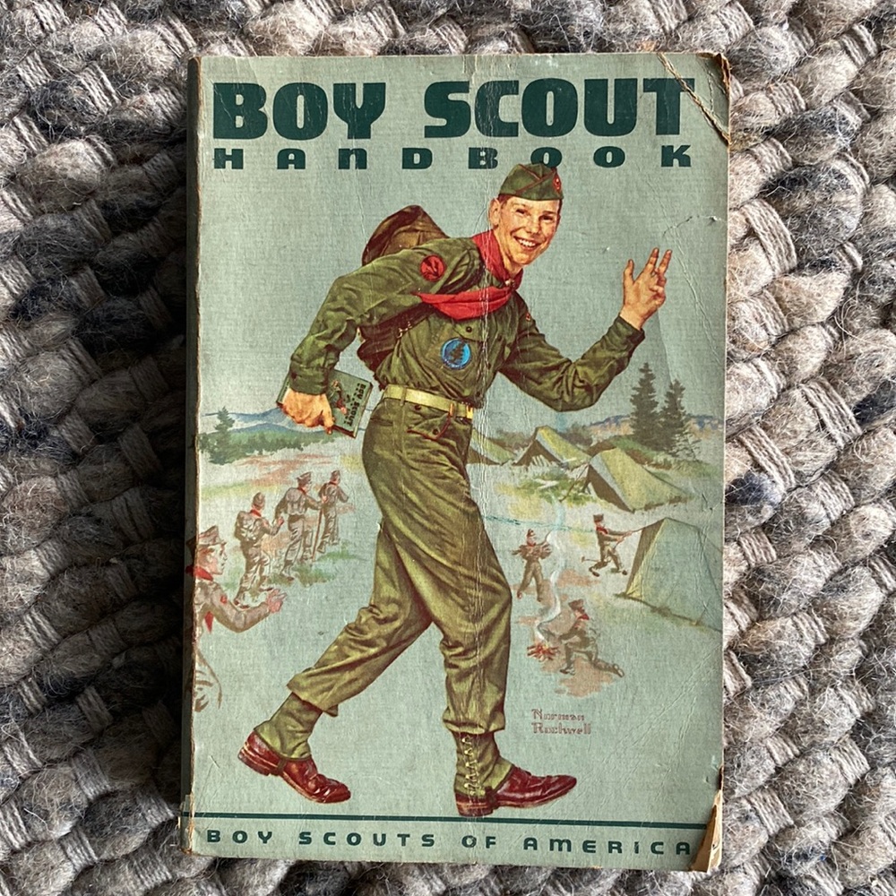 Vintage Boy Scouts Handbook from 1963